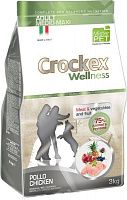 Crockex Wellness собакам средних и крупных пород, с курицей и рисом