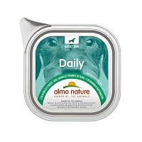 Almo Nature Daily консервы для собак Menu паштет с ягненком (ламистер)