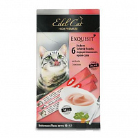 Edel Cat  Крем-суп для кошек, с лососем для нормализации пищеварения (6 порций) 