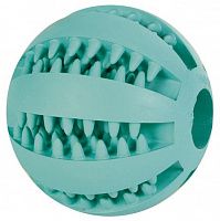 TRIXIE Игрушка для собаки `Мяч для бейсбола DENTAfun` ф 5 см, резина, зеленый