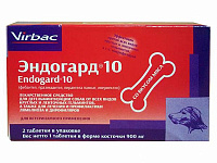 Virbac Endogard 10 для собак антигельминтик 2таб.*24