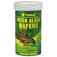 Тропикал корм для травоядных рыб растительный (чипсы) Green Algae Wafers 100мл
