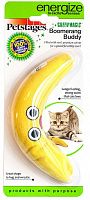Petstages игрушка для кошек Energize "Желтый бумеранг" с кошачьей мятой