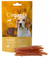 ORGANIX Лакомство для собак «Нарезка из куриного филе» 100% мясо