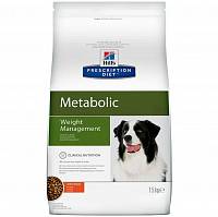 Сухой диетический корм для собак Hill's Prescription Diet Metabolic способствует снижению и контролю веса, с курицей