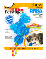 Petstages набор из двух игрушек для собак мелких пород "ОРКА косточка + гантеля"  ультра-мини