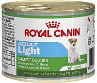 Royal Canin Adult Light консервы для собак с 10 месяцев до 8 лет при предрасположенности к полноте мусс