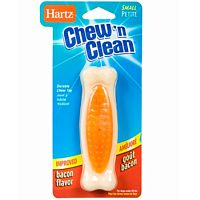 Hartz игрушка для собак - Косточка для очищения зубов, вкус бекона, особо прочная, средняя 19см