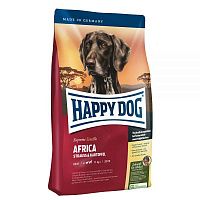HAPPY DOG Supreme Africa беззерновой с мясом страуса