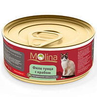Molina филе тунца с крабом в соусе