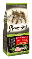 Primordial беззерновой корм для кошек профилактика МКБ, со вкусом индейки и сельди