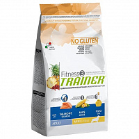 Trainer Fitness3 No Gluten Medium/Maxi сухой корм без глютена д/взрослых собак средних и крупных пород с лососем и кукурузой