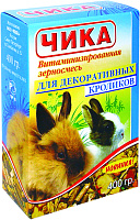 Чика витаминизированная зерносмесь для декоративных кроликов