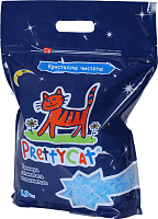 PrettyCat наполнитель для кошачьих туалетов силикагелевый кристаллы чистоты