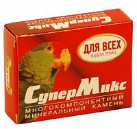 Минеральный камень для птиц Иванко СуперМикс Яблоко