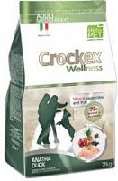 Crockex Wellness сухой корм для собак средних и крупных пород, с уткой и рисом