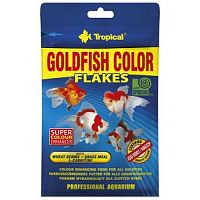 Тропикал корм для золотых рыбок красящий (хлопья) Goldfish Color