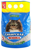Сибирская Кошка наполнитель эффект 5л (+20%)