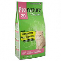 Pronature 30 корм для котят,цыпленок