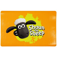 TRIXIE Коврик под миску "Shaun the sheep" 44х28 см., оранжевый
