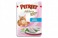 Petreet консервы для кошек Белая рыба (пауч)