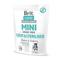 Brit Care Mini GF Light & Sterilised беззерновой корм для собак мини-пород с избыточным весом/стерилизованных