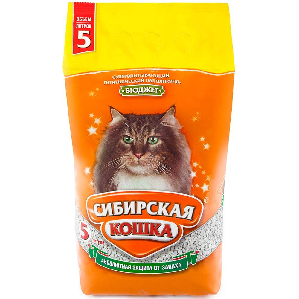 Сибирская Кошка наполнитель для кошачьего туалета бюджет - интернет-магазин  «Pet Team»