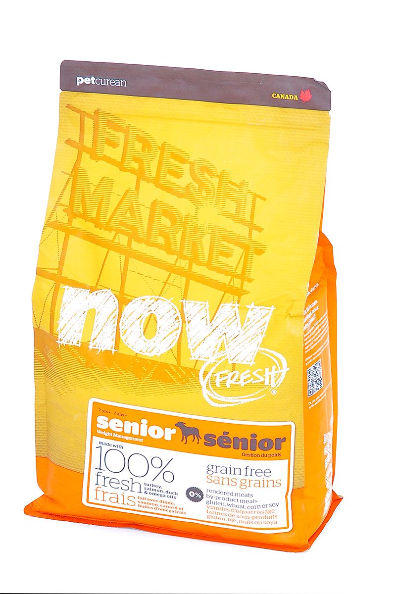 Now Fresh Senior Recipe Grain Free беззерновой корм для собак Контроль  веса, с Индейкой, Уткой и овощами - интернет-магазин «Pet Team»