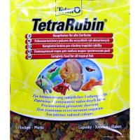 Tetra Rubin корм с натуральными добавками для усиления естественной окраски рыб, хлопья 
