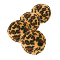 TRIXIE Набор мячиков Леопард Ф3,5 см 4 шт