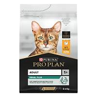 Purina Pro Plan Original сухой корм для кошек от 1 года с комплексом Optirenal для поддержания здоровья почек, Курица
