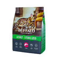 Сухой корм для кошек Mr.Buffalo STERILIZED с лососем
