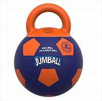 GiGwi Игрушка Джамболл для больших собак из резины. Мяч с ручкой