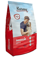 Karmy Medium Adult сухой корм для взрослых собак средних пород старше 1 года Телятина