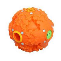 ZIVER игрушка "Мяч звуковой" 10 см, оранжевый, материал пластик
