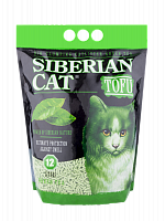 Сибирская Кошка наполнитель для кошачьего туалета Тофу Зеленый чай
