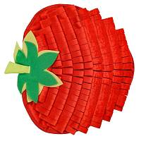 Игрушка для собак Mr.Kranch Нюхательный коврик Клубника, размер 32х35см, красная