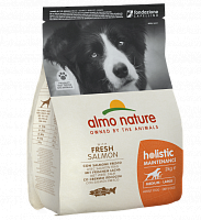 Almo Nature Holistic Adult Medium Dog сухой корм для собак средних пород с лососем