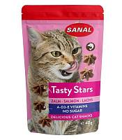 Лакомство для кошек Sanal Tasty Stars Salmon без сахара