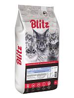 Blitz Sterilised Cats Sensitive Adult сухой корм для стерилизованных кошек
