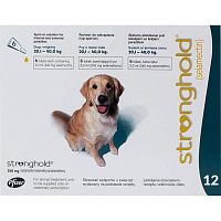 Pfizer Stronghold для собак от 20 до 40кг капли инсекто-акарицидные 12% 2мл*3 (зеленые)