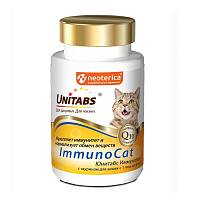 Витамины для кошек Unitabs ImmunoCat с Q10 с Таурином, 120 таб
