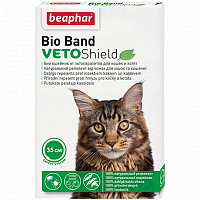 Биоошейник для кошек и котят Beaphar VETO Shield Bio Band от эктопаразитов, 35 см