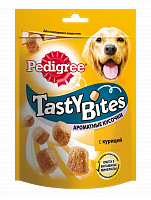 Pedigree "Tasty Bites" Лакомство для взрослых собак ароматные кусочки с курицей