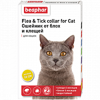 Beaphar Flea & Tick Collar ошейник для кошек от блох и клещей