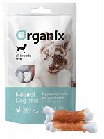 ORGANIX Лакомство для собак «Куриное филе на косточке с кальцием»100% мясо