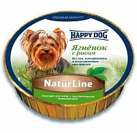 Happy Dog Natur Line консервы для собак паштет с ягненком и рисом