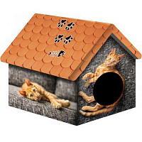PERSEILINE Дом Дизайн для животных, Рыжий кот, 33*33*40 см