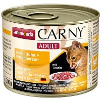 Animonda Carny Adult консервы для кошек со вкусом курицы и утки