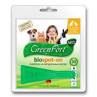  Green Fort NEO капли от клещей и других эктопаразитов для собак, кошек и кроликов до 10 кг